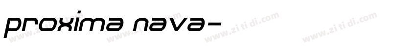 proxima nava字体转换 proxima nava字体转换